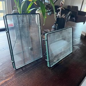 2 Glass picture frames
